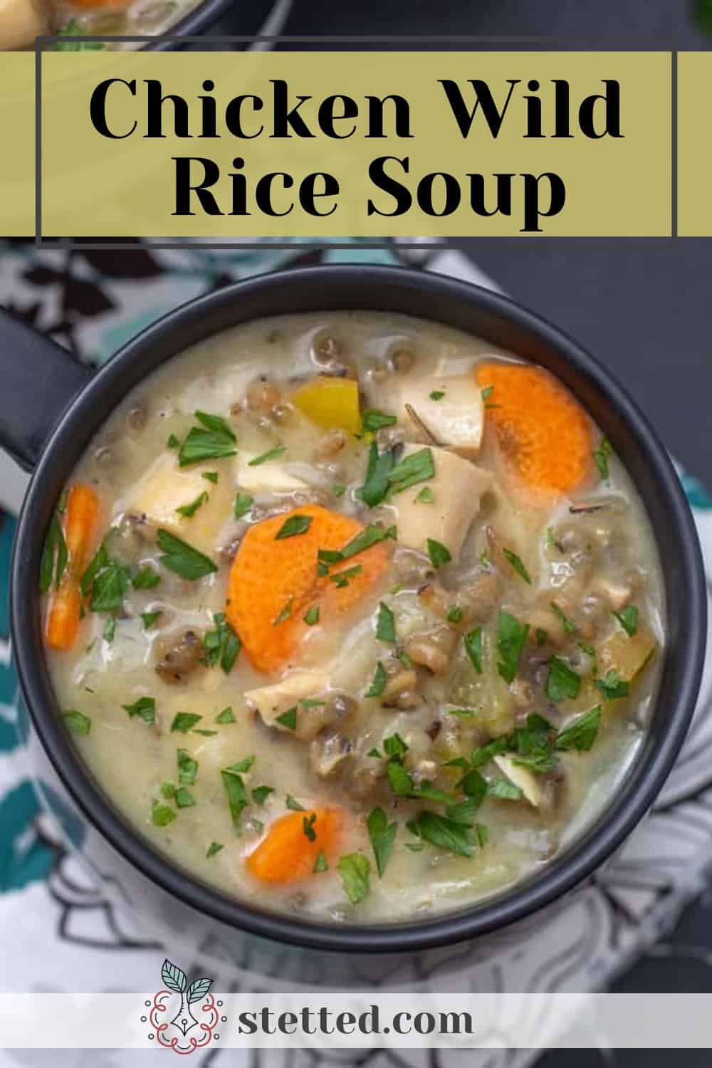 Chicken Wild Rice Soup - stetted