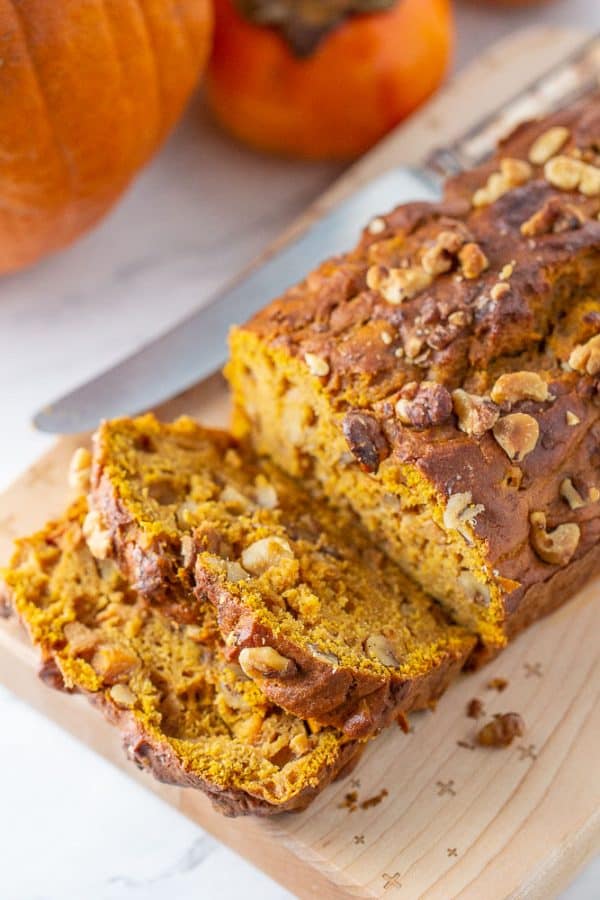 Pumpkin Persimmon Bread - stetted