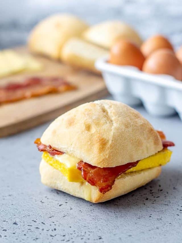 Homemade Starbucks Breakfast Sandwiches