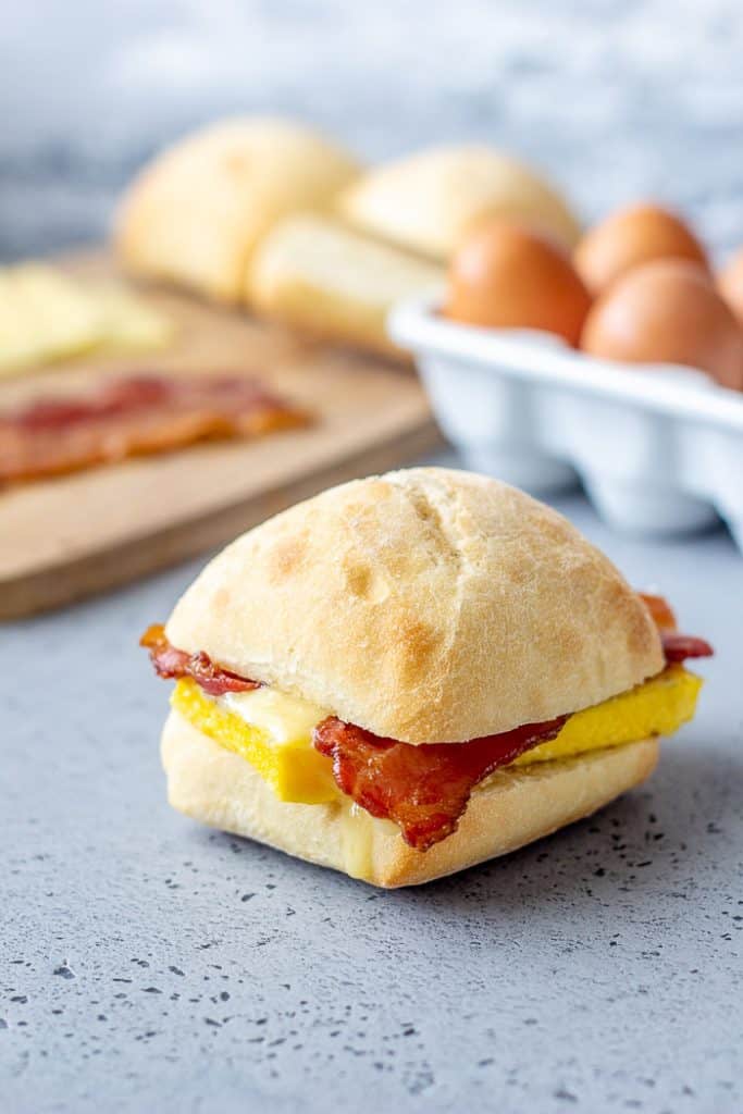 Copycat Starbucks Bacon Gouda Breakfast Sandwiches