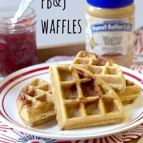 Peanut Butter and Jelly Waffles - Stetted