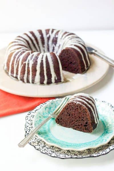 Chocolate Pumpkin Bundt Cake - stetted