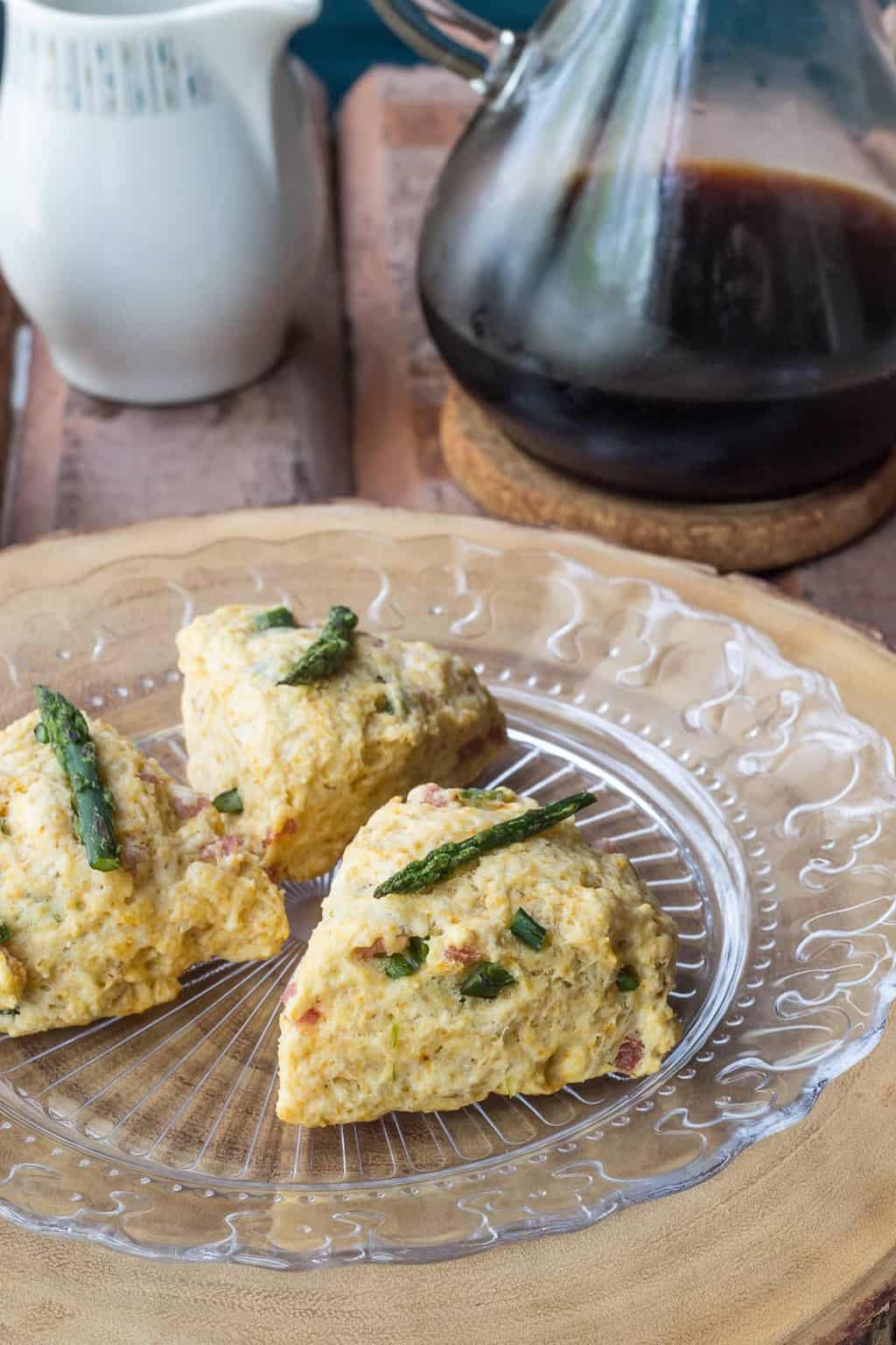 Ham Asparagus Scones