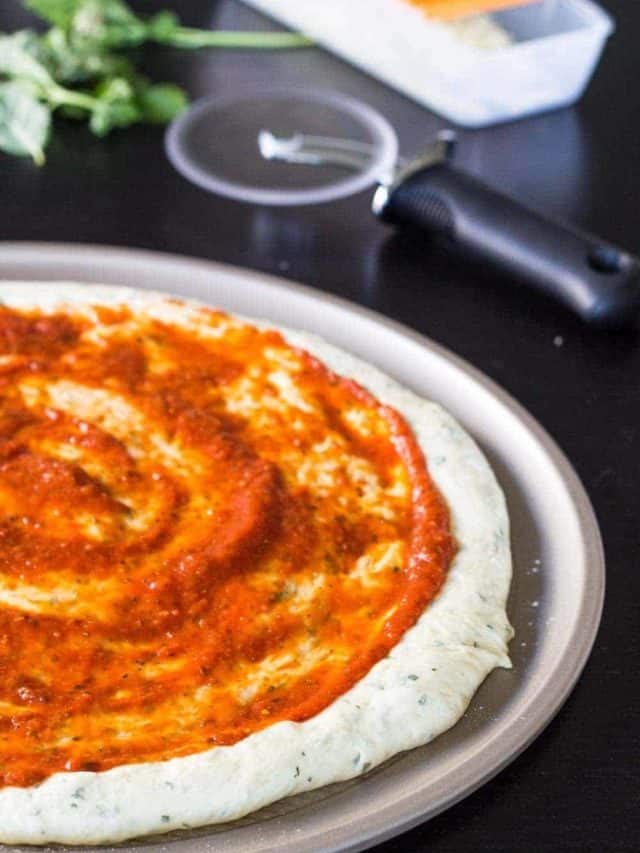 Pizza Dough with Fresh Herbs