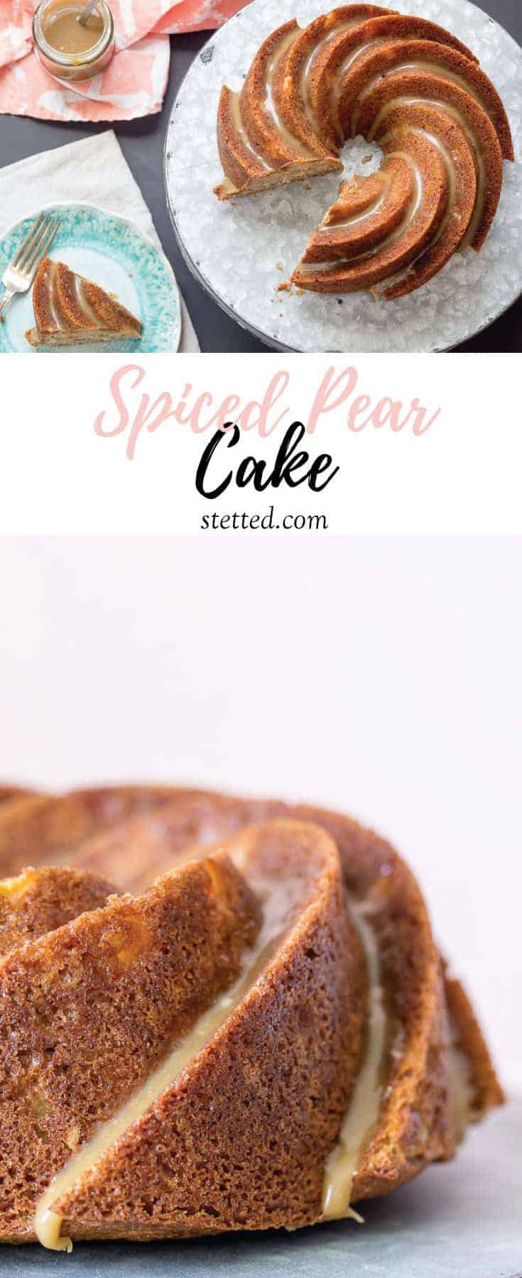 Defying Gravity { Recipe: Spiced Pear Cake } - stetted