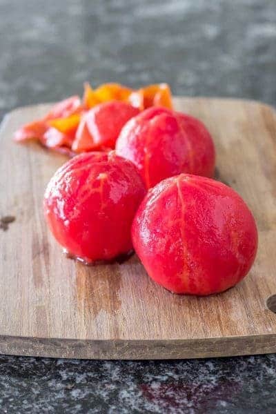 How to Peel Tomatoes - stetted