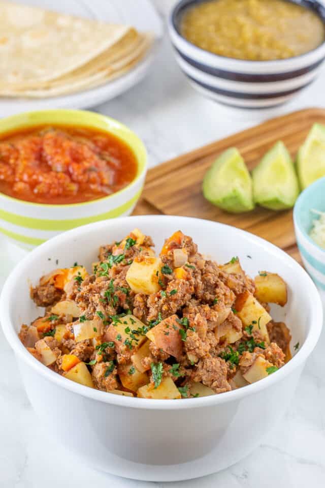 Bison Picadillo - stetted
