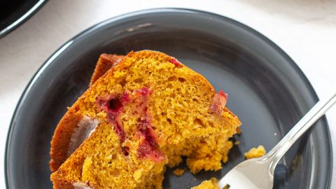 Cranberry Swirl Bundt Cake