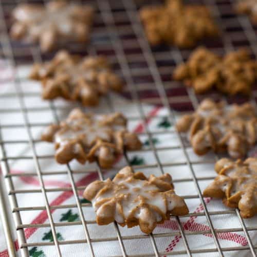 Gingerbread Spritz Cookies - My Sequined Life