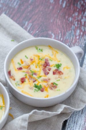 Baked Potato Soup - stetted