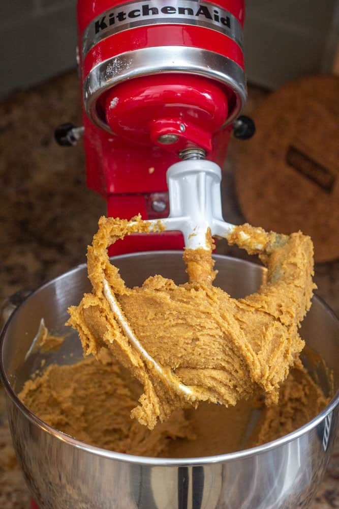 Mixing Ingredients Standing Kitchen Mixer Bake Peanut Butter Cookies Stock  Photo by ©urban_light 478680366