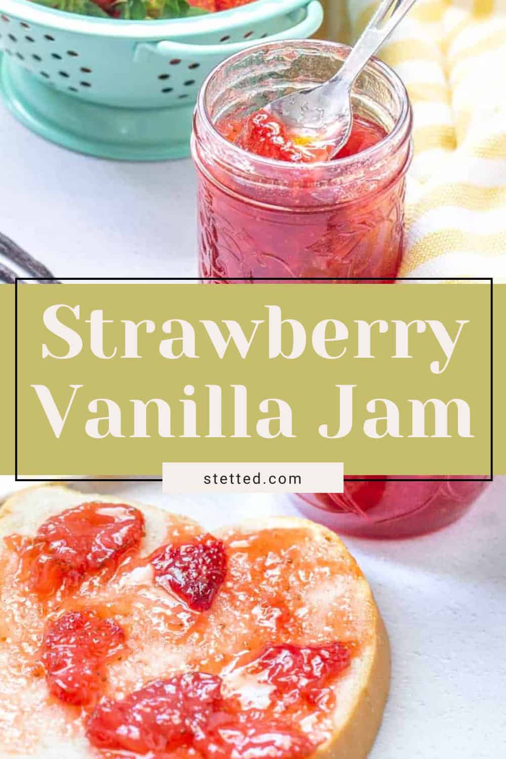 Strawberry Vanilla Jam - stetted