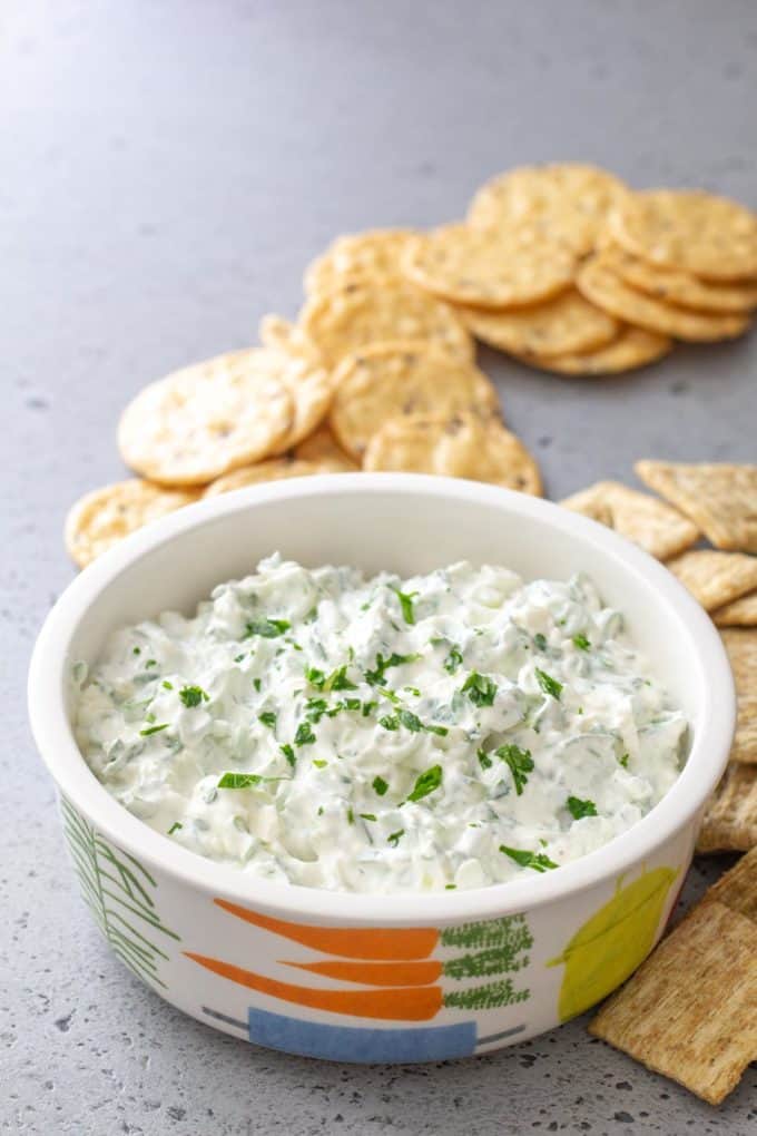 Green Onion Dip - stetted