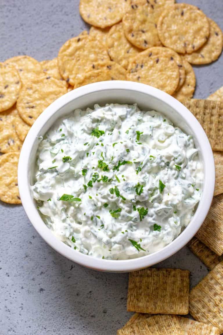Green Onion Dip - stetted