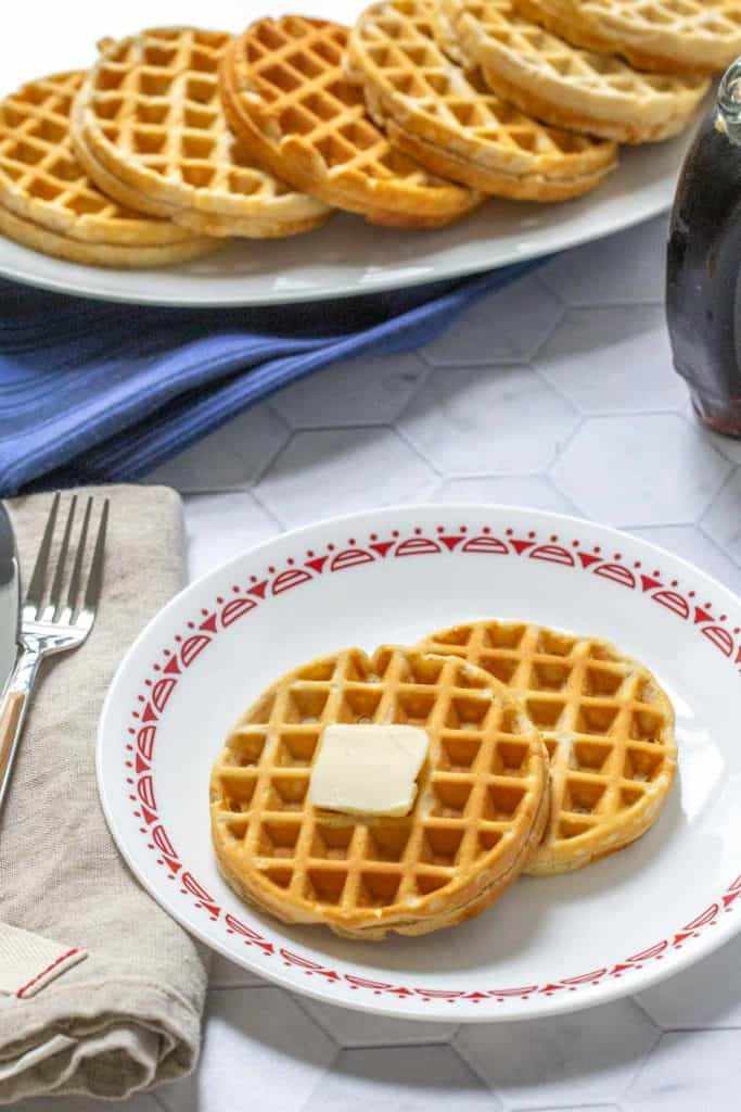 Peanut Butter Waffles - stetted