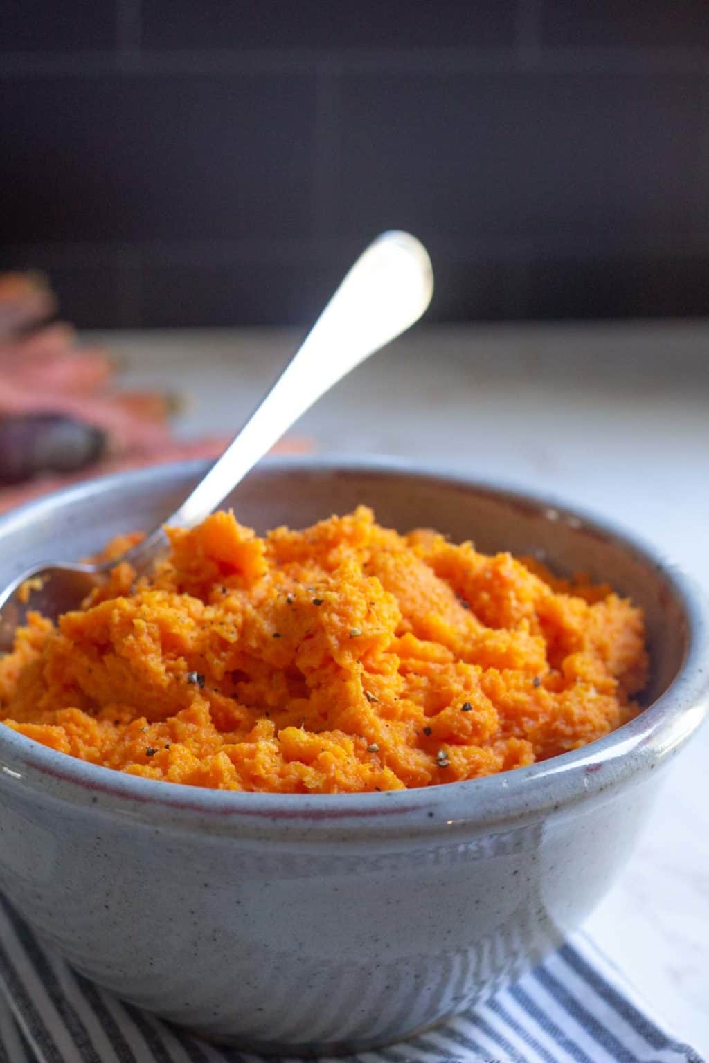 Mashed Carrots - stetted