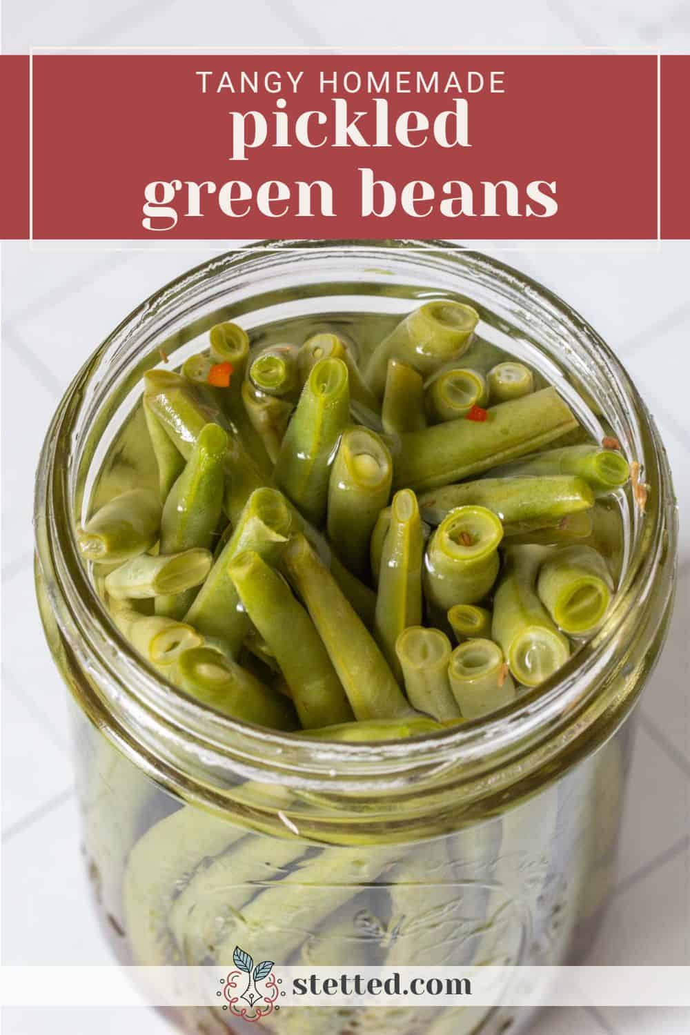 Pickled Green Beans - stetted