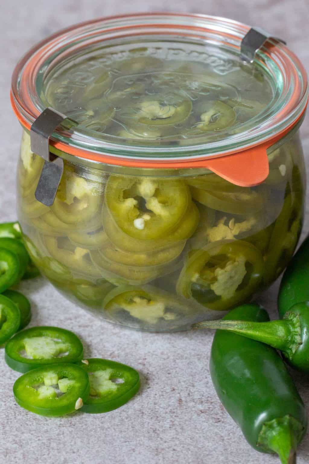 Pickled Jalapeños - stetted