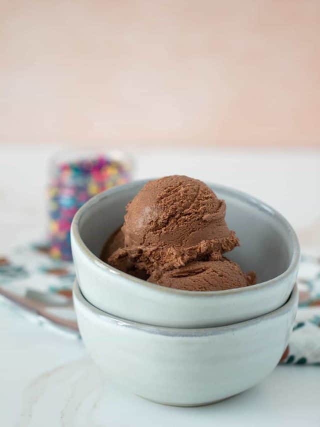 Egg-Free Homemade Chocolate Ice Cream