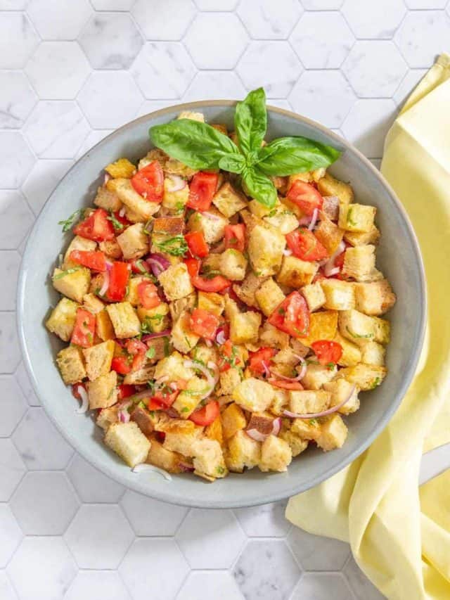 Tangy Panzanella Salad