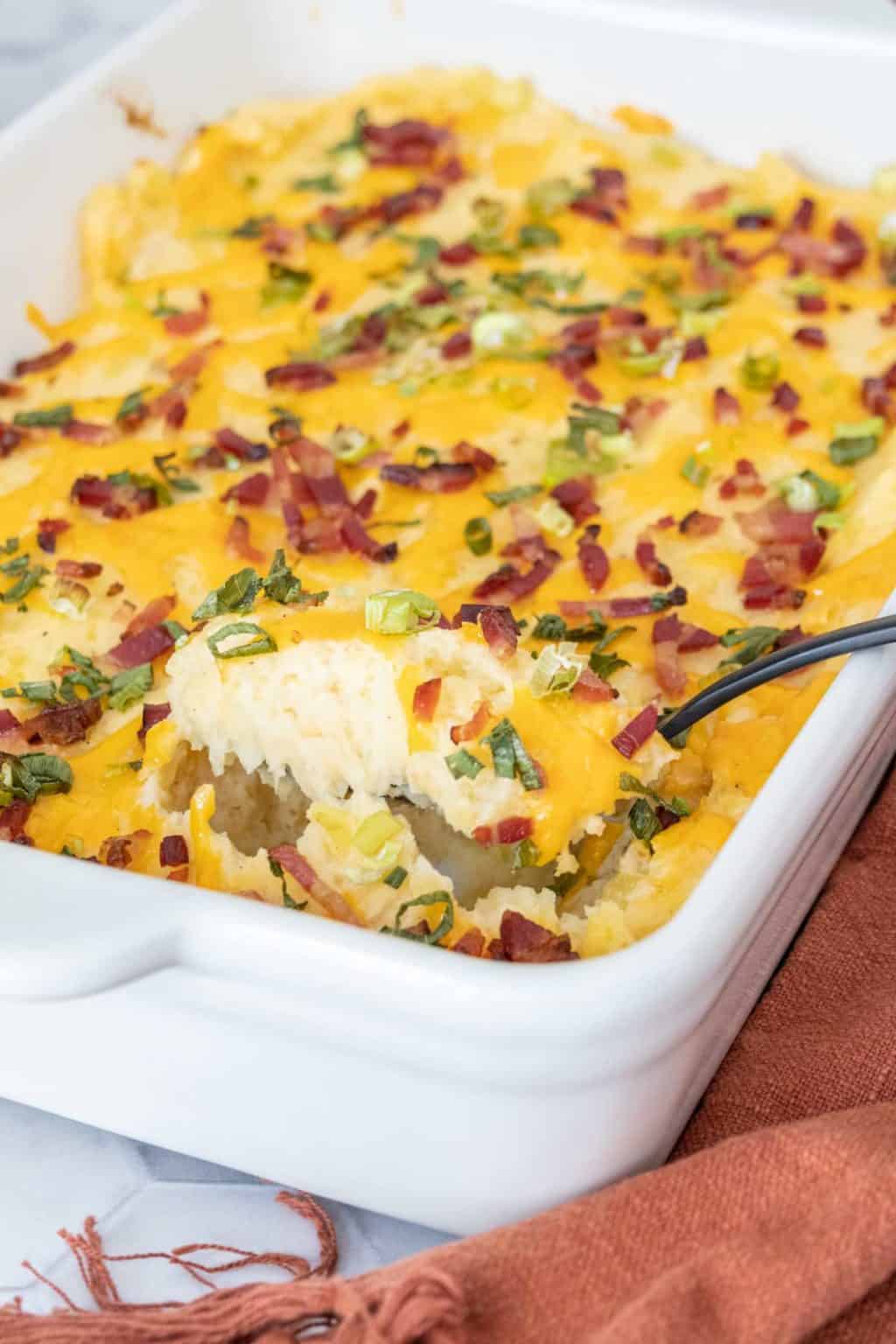 Twice Baked Mashed Potatoes - stetted