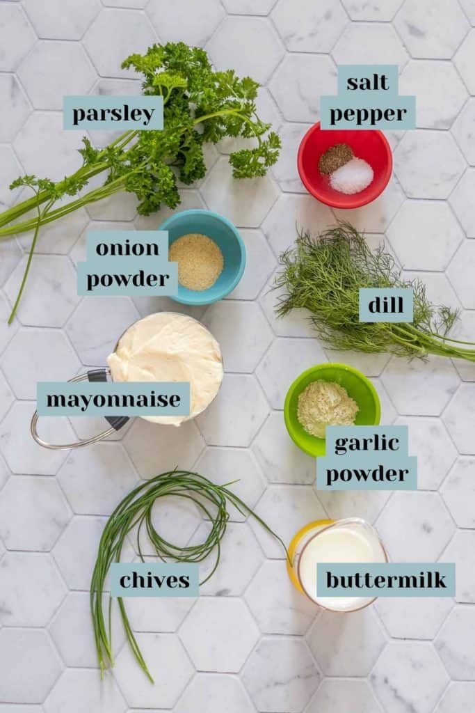 Easy Homemade Ranch Dressing - stetted