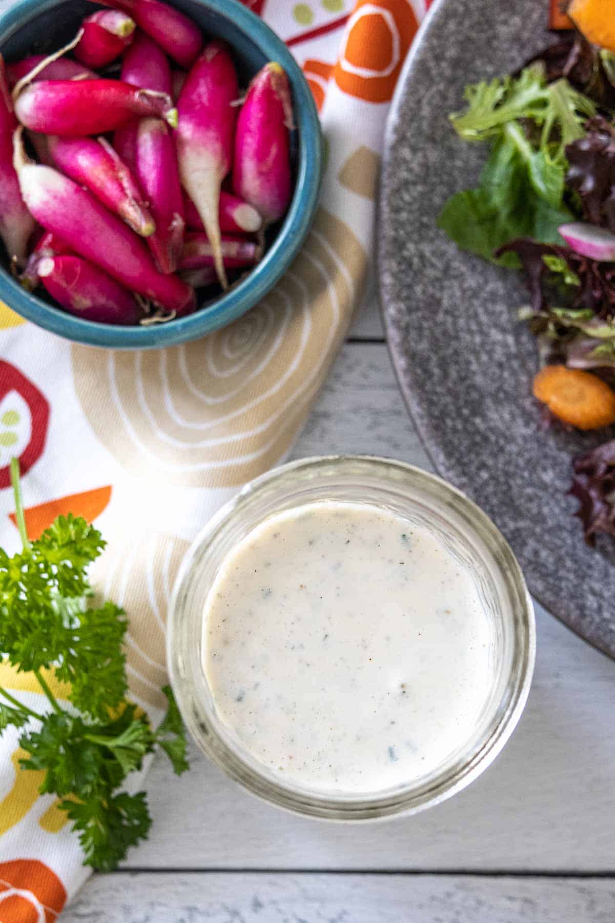Easy Homemade Ranch Dressing - stetted