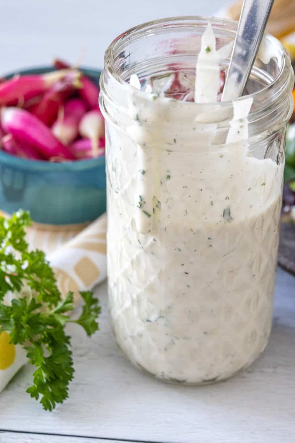 Easy Homemade Ranch Dressing - stetted