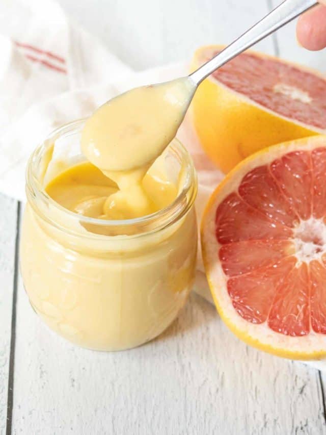 Homemade Grapefruit Curd