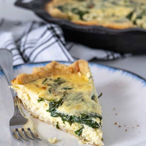 Spinach Quiche - stetted