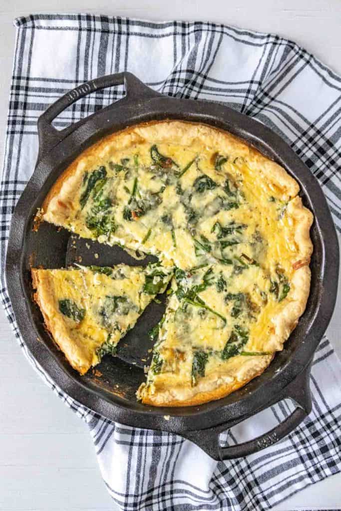 Spinach Quiche - stetted