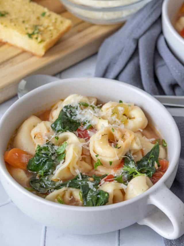 Easy Tortellini Soup - Stetted