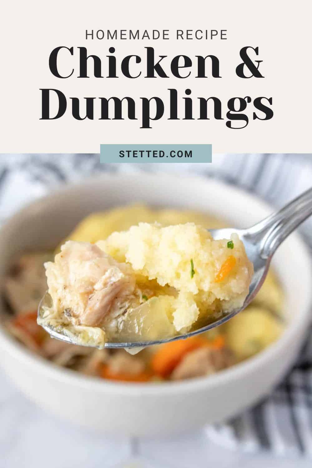 Slow Cooker Chicken and Dumplings - stetted