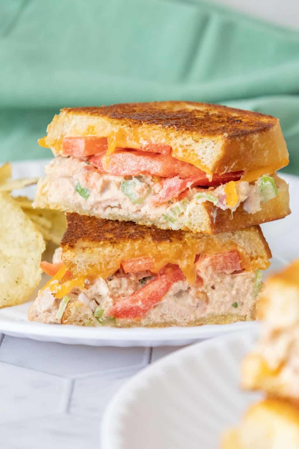 Classic Tuna Melt Sandwich - stetted