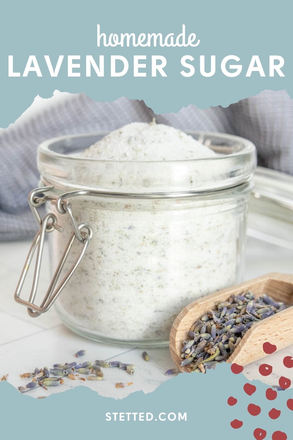 Lavender Sugar - stetted