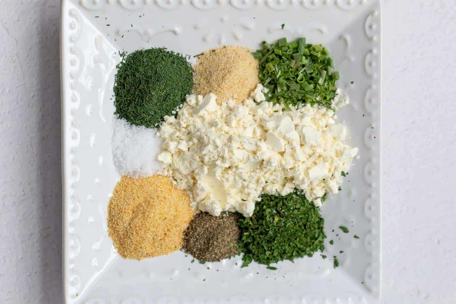 ingredients for homemade ranch seasoning