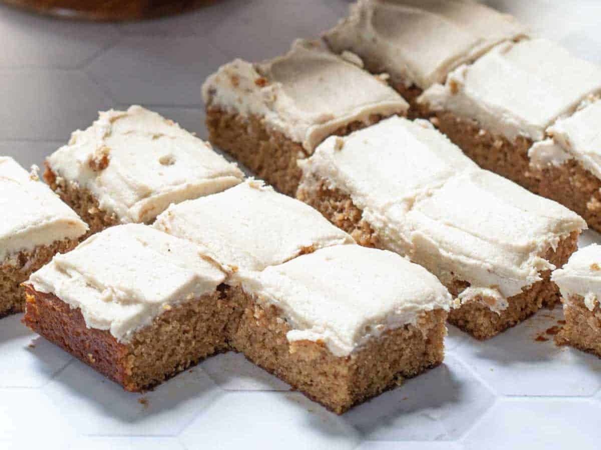 apple spice cake squares