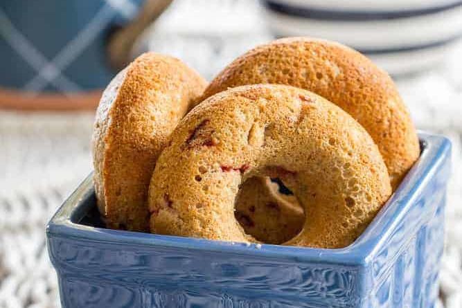 Strawberry doughnuts are easy to make, easy to devour. They're wonderful for spring and summer breakfasts.